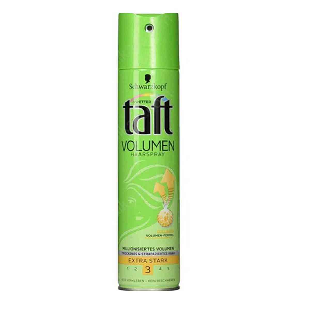 اسپری مو تافت Taft مدل volumen درجه 3 حجم 250 میل