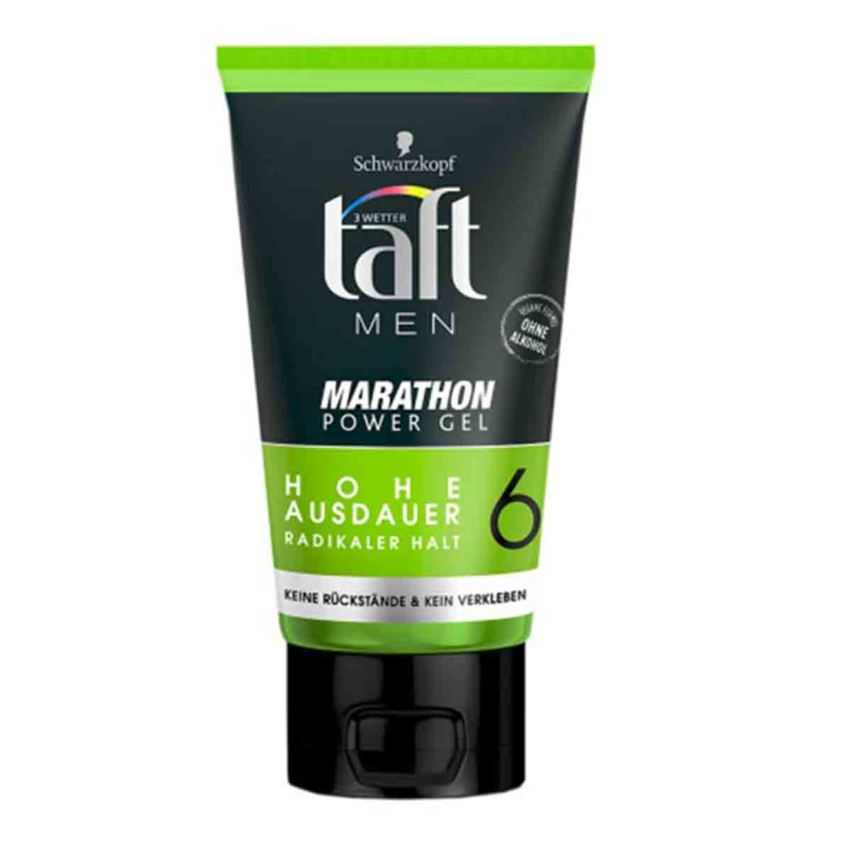 ژل مو تافت Taft سری پاور درجه سختی 6 مدل MARATHON حجم 150 میل