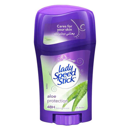 استیک ضد تعریق لیدی اسپید استیک 48 ساعته مدل آلوورا LADY SPEED STICK Aloe Protection حجم 40 میلی گرم