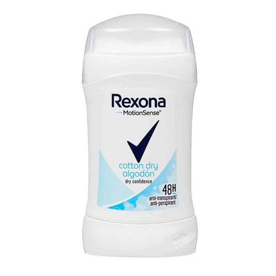 استیک زنانه مدل cotton dry (کاتن درای) 48 ساعته رکسونا REXONA حجم 40 میلی گرم