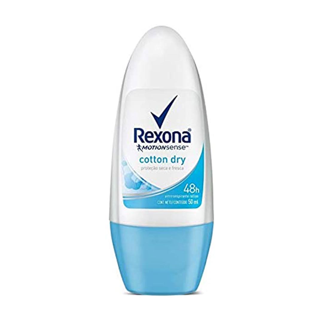 مام رول زنانه  رکسونا Rexona مدل cotton dry algodon و 48 ساعته ، حجم 50 میل