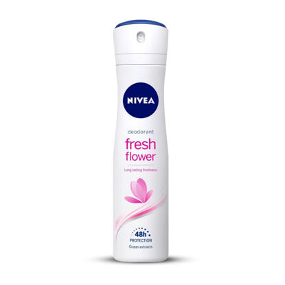 اسپری ضد تعریق زنانه Nivea نیوآ مدل Fresh Flower حجم 150 میلی لیتر