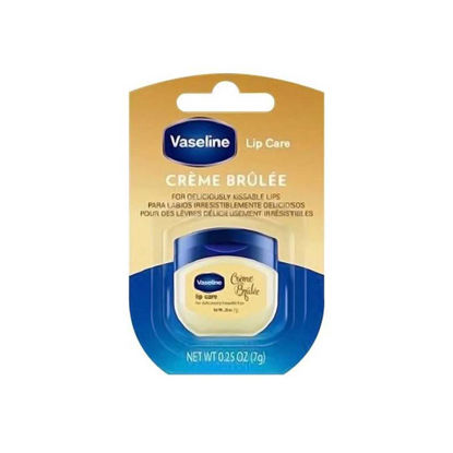 وازلین vaseline درمانی لب (بوم لب) مدلCREME BRULEE حجم 7 گرم