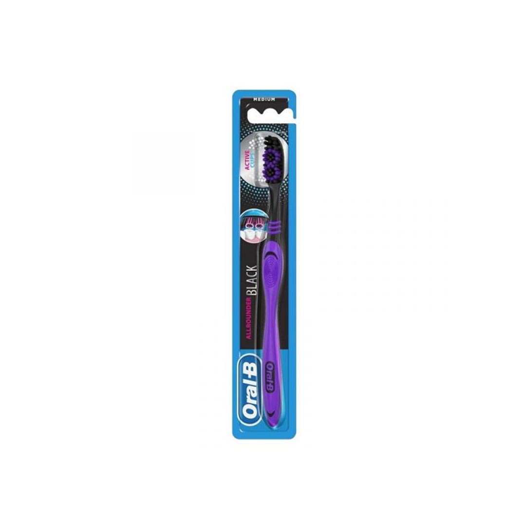 مسواک اورال بی OralB مدل ALLROUNDER BLACK با برس متوسط medium