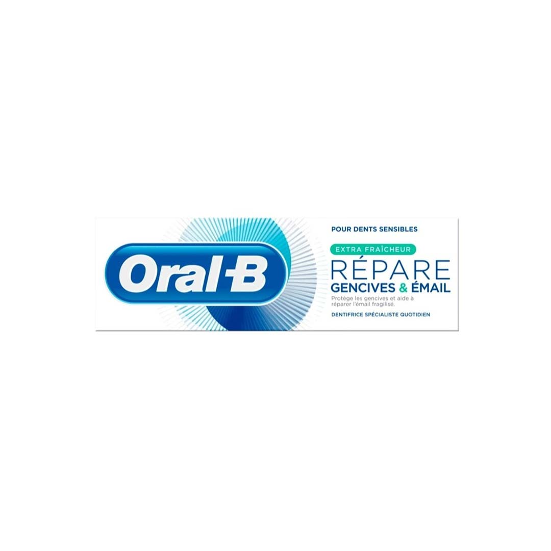 خمیر دندان ترمیم کننده اورال بی Oral B سری Repair مدل Extra Fraicheur حجم 75 میل