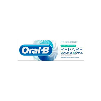 خمیر دندان ترمیم کننده اورال بی Oral B سری Repair مدل Extra Fraicheur حجم 75 میل