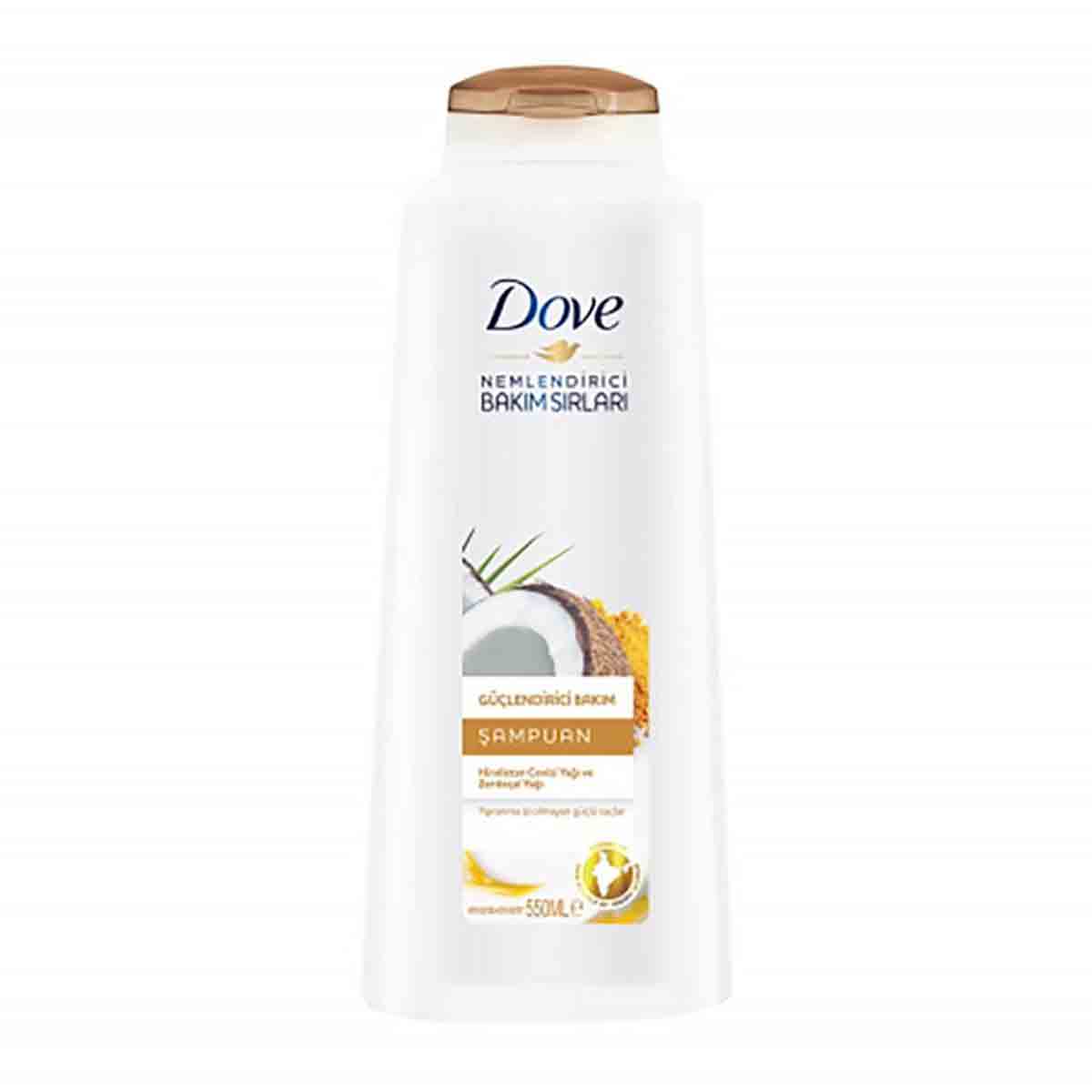 شامپو داو DOVE مدل coconut & hydrationحجم 355 میل