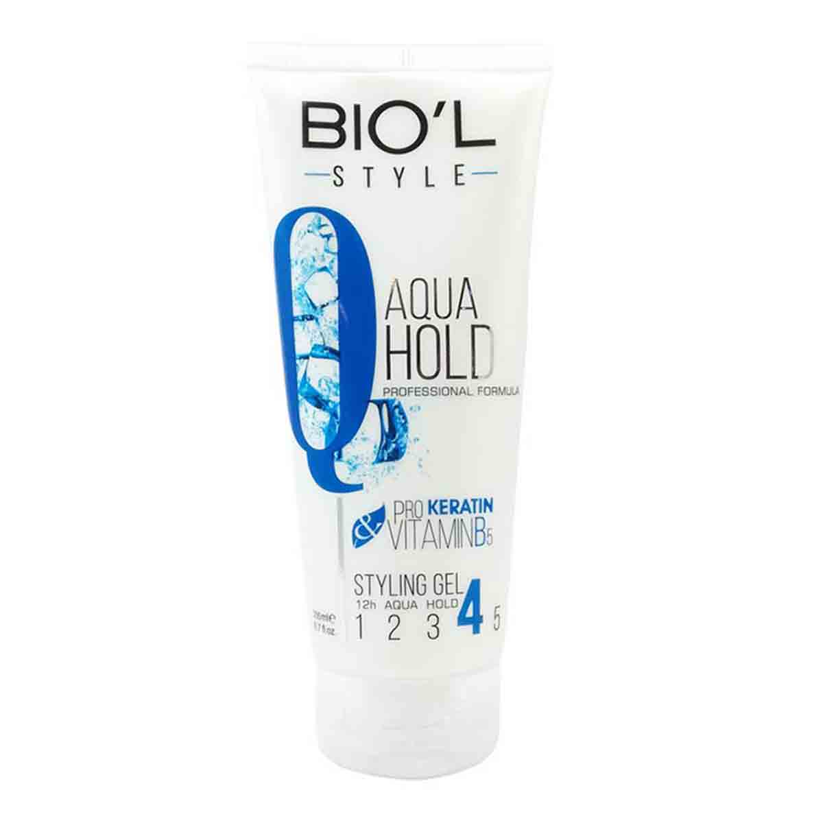 ژل مو تیوپی بیول BIOL مدل AQUA Hold حجم 200 میل