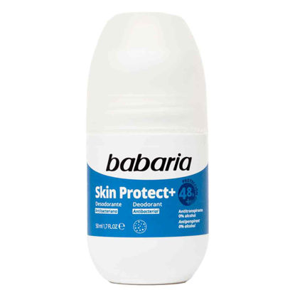مام رول ضد تعریق 48 ساعته باباریا babaria مدل اسکین پروتکت Skin Protect حجم 50 میل