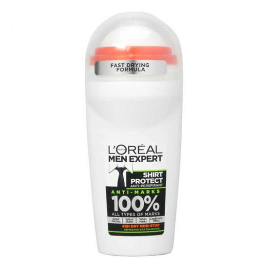 رول ضد تعریق مردانه لورآل L'Oréal سری Men Expert مدل Shirt Protect حجم 50 میلی لیتر