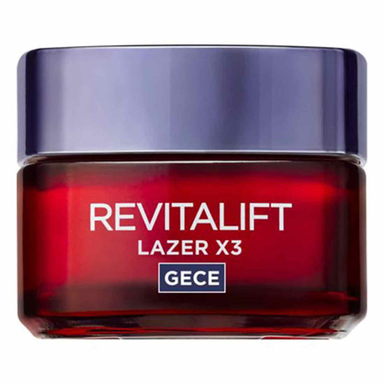 کرم ضد چروک شب لورال پاریس Loreal مدل Revitalift Laser x3 حجم 50 میل