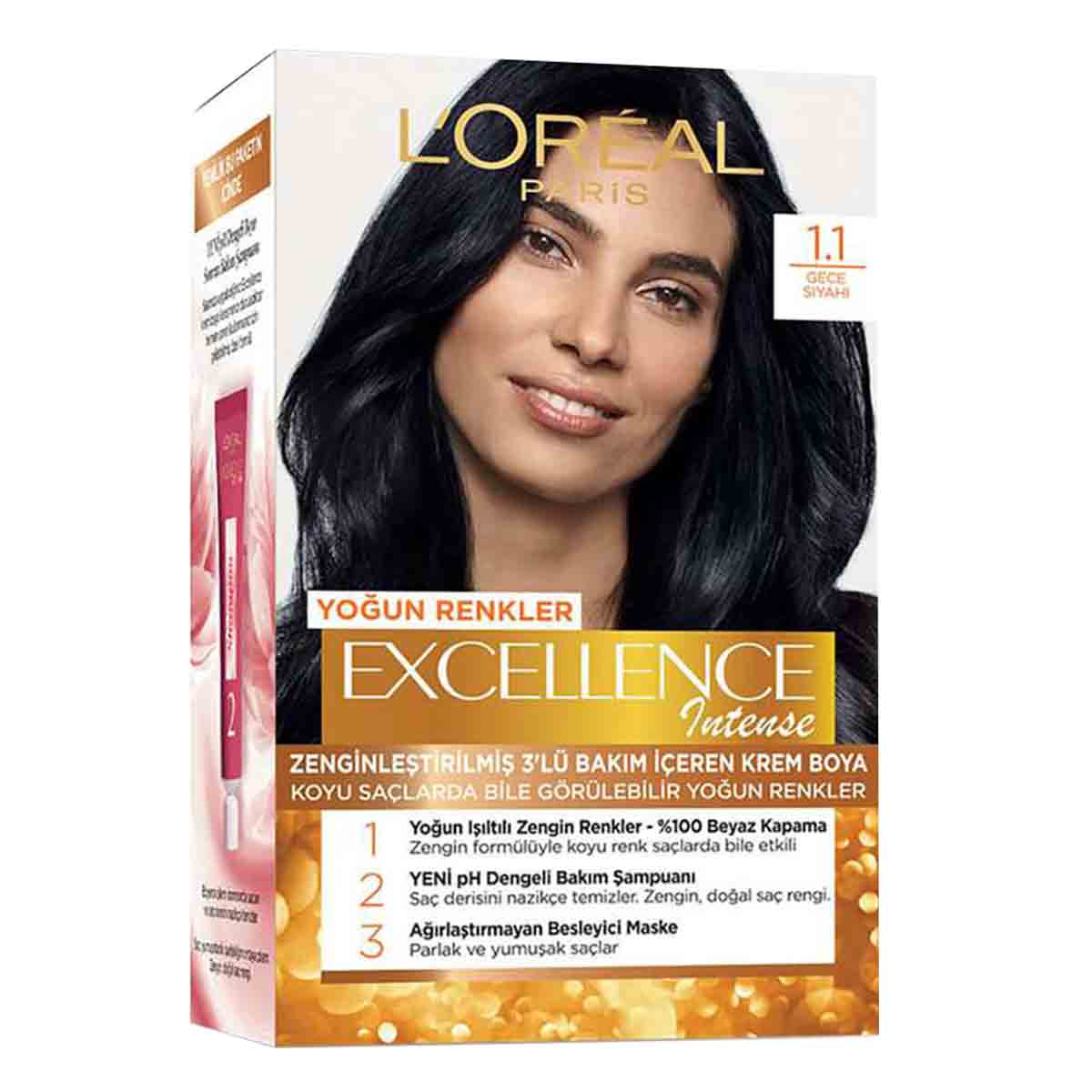 کیت رنگ مو لورآل Loreal شماره 1.1 سری EXCELLENCE