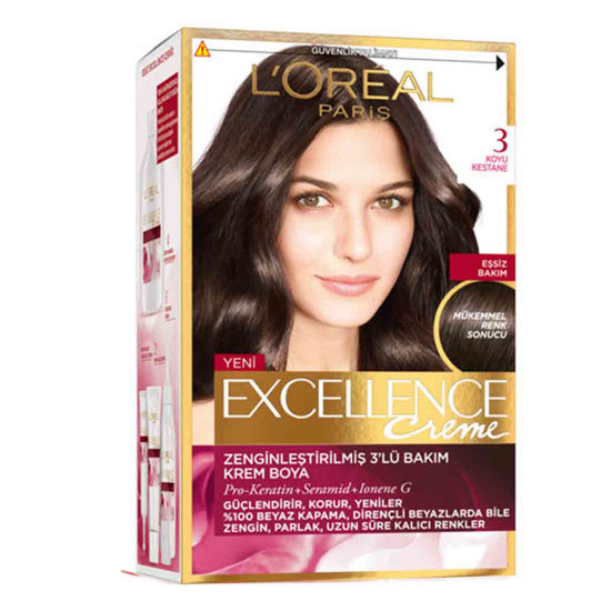 کیت رنگ مو لورآل Loreal شماره 3 سری EXCELLENCE