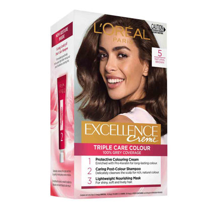  کیت رنگ مو لورآل Loreal شماره 5 سری EXCELLENCE 