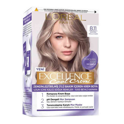 کیت رنگ مو لورآل Loreal شماره 8.11 سری EXCELLENCE