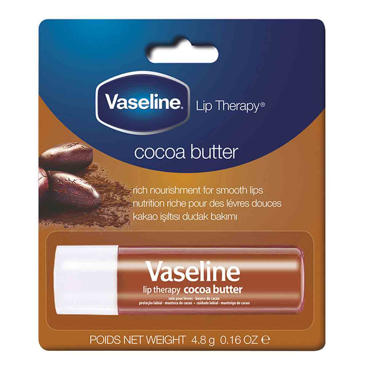  بالم لب Vaseline وازلین مدل Cocoa Butter وزن 20 گرمی 