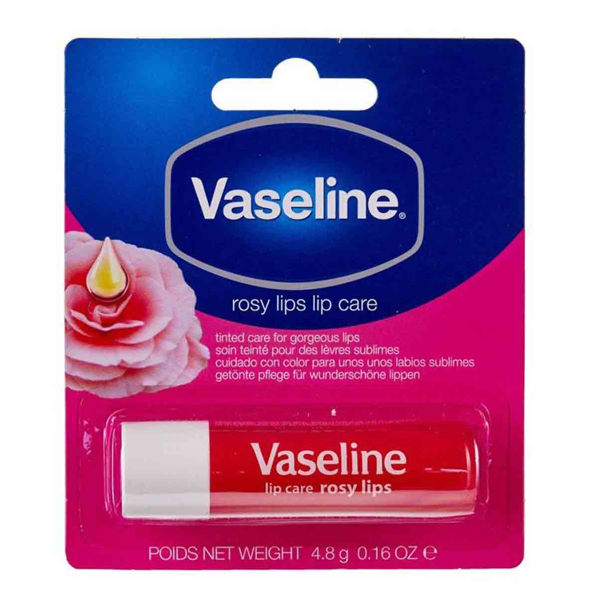  بالم لب وازلین vaseline مدل Rosy Lips وزن ۲۰ گرم