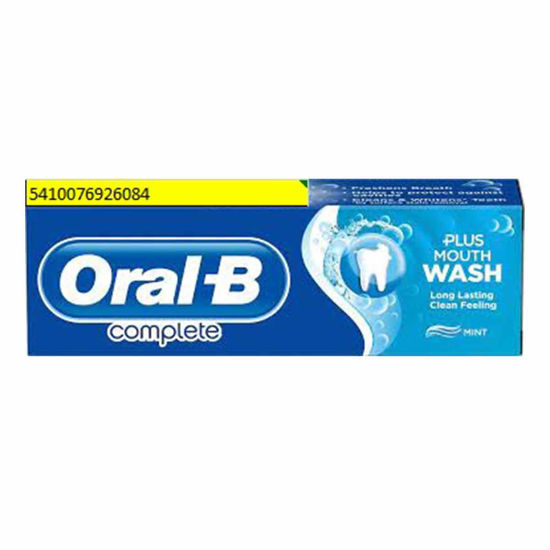 خمیردندان اورال بی Oral-B سری COMPLETE مدل Mouth Wash حجم 75 میل