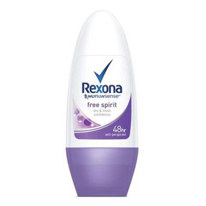 مام رول رکسونا Rexona مدل free spirit ضد تعریق زنانه 48 ساعته حجم 50 میل