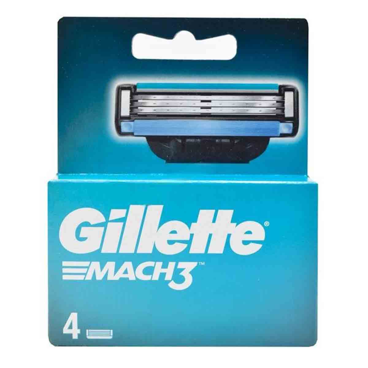 یدک ژیلت GILLETTE مچ تری 4 عددی سه لبه