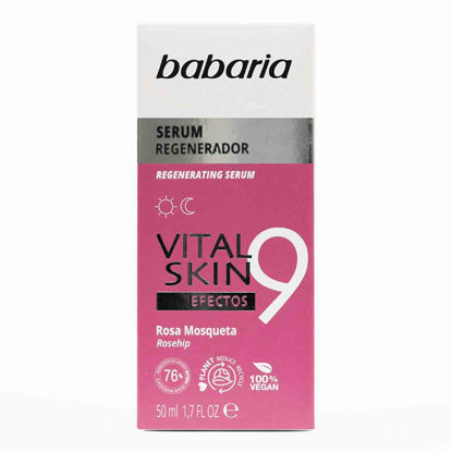 سرم بازسازی کننده صورت 9 کاره باباریا babaria مدل ویتال اسکین VITAL SKIN حجم 50 میل