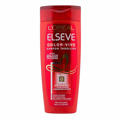  شامپو Color Vive لورال LOREAL ELVIVE مناسب موهای رنگ شده حجم 370 میلی لیتر