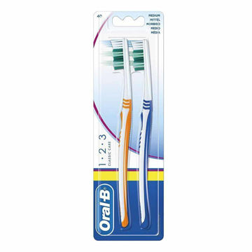 مسواک دو قلو اورال بی Oral b مدل 1.2.3