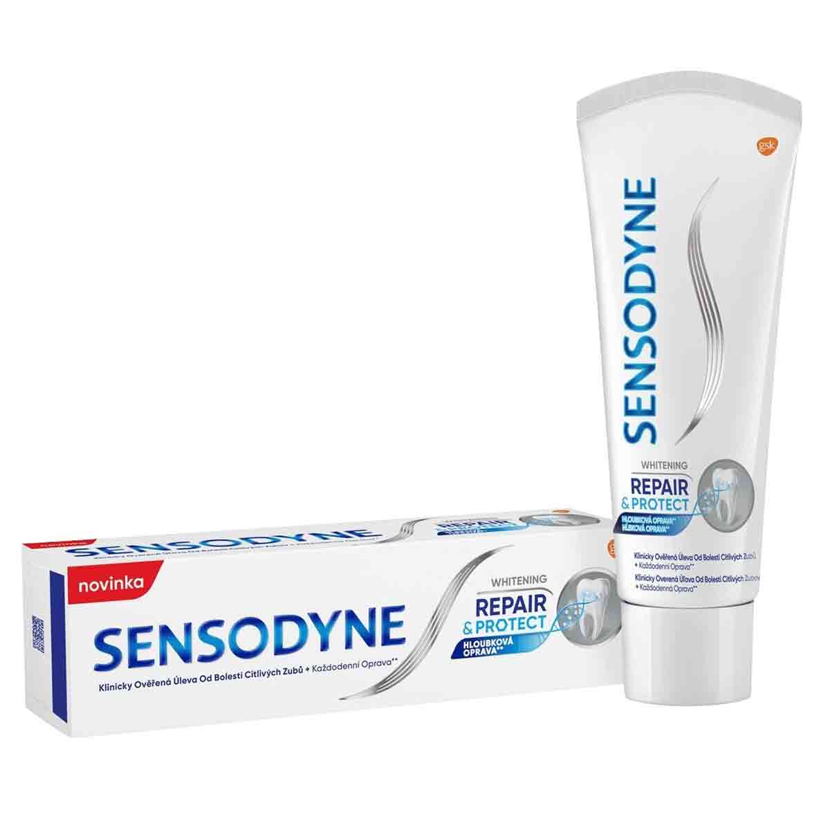  خمیر دندان سنسوداین Sensodyne سفید کننده روزانه مدل Repair and Protect حجم 75 میل 