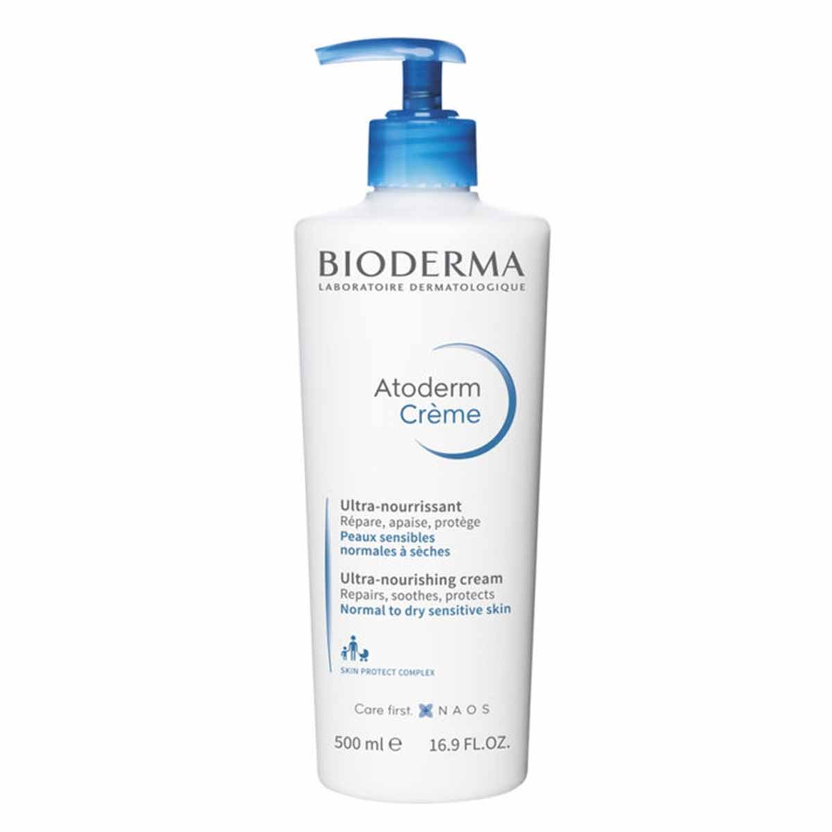  کرم بایودرما Bioderma صورت و بدن اتودرم 500 میل 