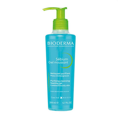 ژل شستشوی پوست چرب و مختلط بایودرما BIODERMA حجم 200 میل 