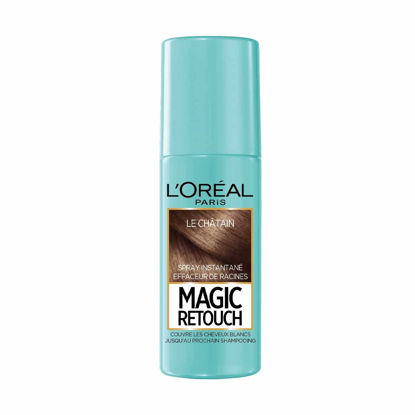 اسپری رنگ مو Magic Retouch لورآل Loreal رنگ CHATAIN حجم 75 میل 