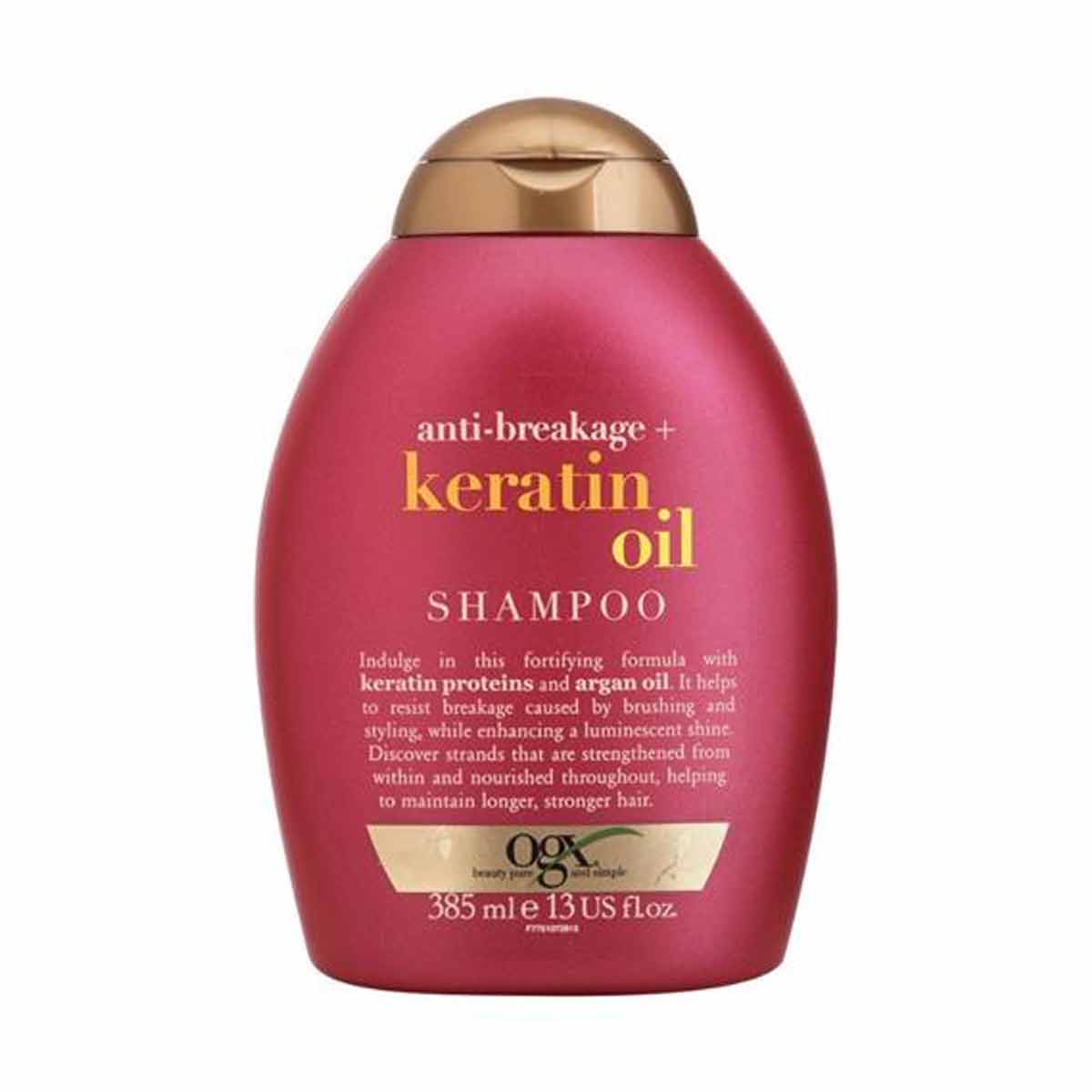  شامپو ترمیم کننده مو او جی ایکس Ogx مدل Keratin Oil حجم 385 میل 