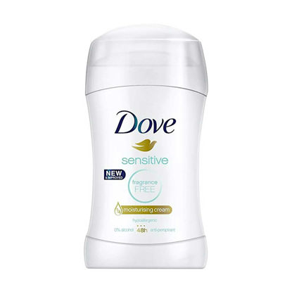 استیک ضد تعریق زنانه داو Dove مدل sensitive fragrance FREE وزن  40 گرم