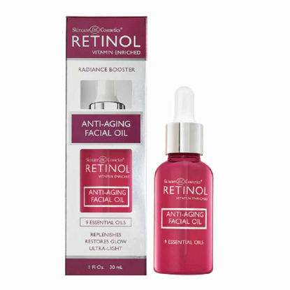  سرم ضد چروک ، آبرسان و شفاف کننده رتینول RETINOL مدل ANTI-AGING FACIAL OIL حجم 30 میل