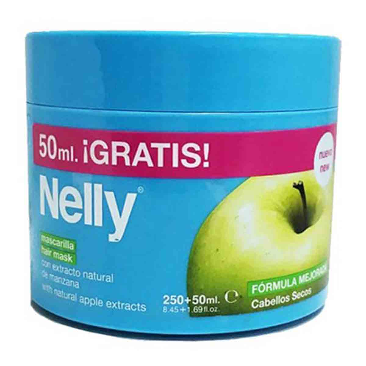 ماسک کاسه ای حاوی عصاره سیب نلی NELLY مدل With Natural Apple حجم 300 میل 