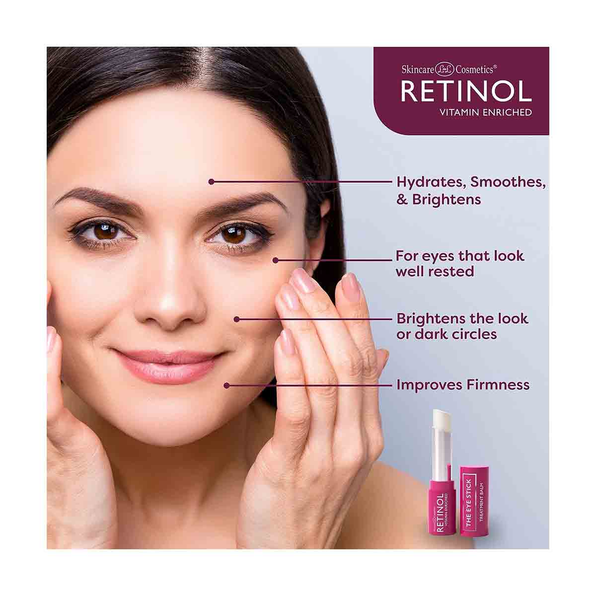 بالم دور چشم استیکی روشن کننده رتینول RETINOL مدل THE EYE STICK وزن 3.5 گرم