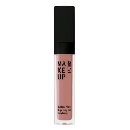 رژلب مایع فول مات و بادوام شماره 08 میکاپ فکتوری MAKEUP FACTORY مدل Ultra Mat Lip Liquid حجم 6 میل