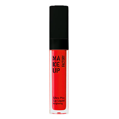 رژلب مایع فول مات و بادوام شماره 49 میکاپ فکتوری MAKEUP FACTORY مدل Ultra Mat Lip Liquid حجم 6 میل