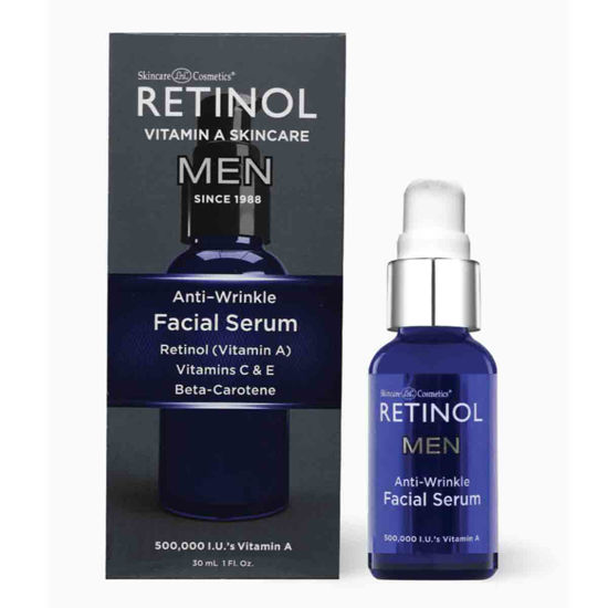 سرم ضد چروک مردانه رتینول RETINOL مدل Anti-Wrinkle Facial Serum حجم 30 میل