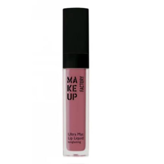 رژلب مایع فول مات و بادوام شماره 41 میکاپ فکتوری MAKEUP FACTORY مدل Ultra Mat Lip Liquid حجم 6 میل