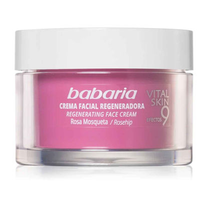 کرم بازسازی کننده صورت 9 کاره باباریا babaria مدل ویتال اسکین VITAL SKIN حجم 50 میل 