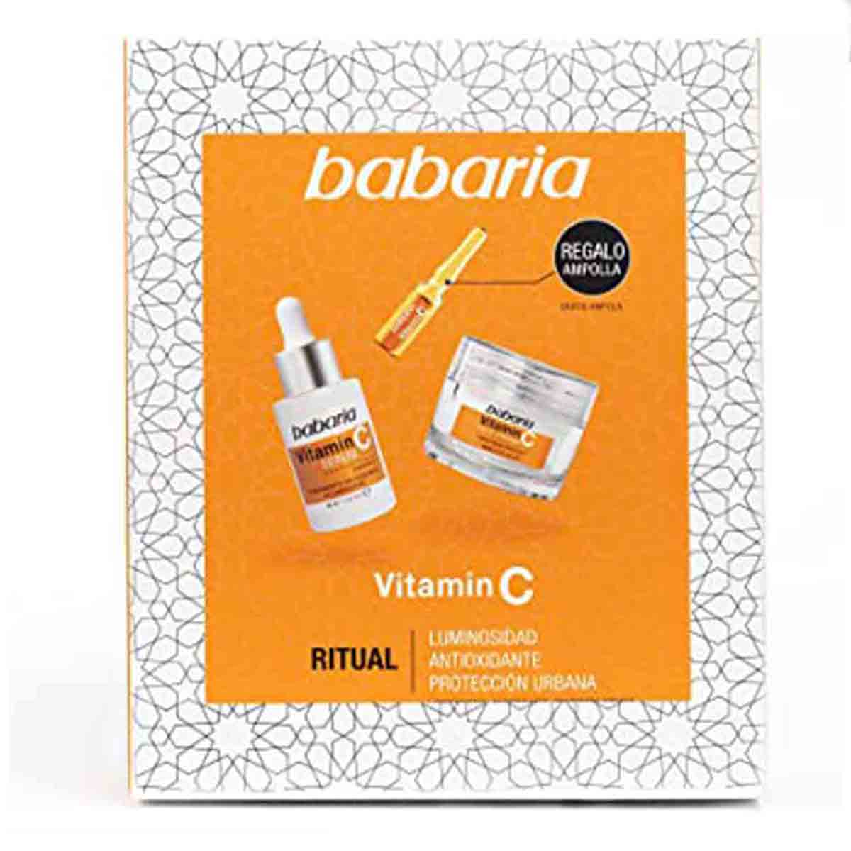 پک روشن کننده ویتامین سی باباریا babaria حاوی Vitamin C بسته 3 عددی