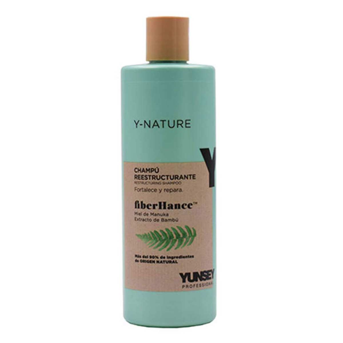 شامپو ارگانيک ترميم کننده مو یانسی Yunsey مدل RESTRUCTURING SHAMPOO Y-NATURE حجم 400 میل