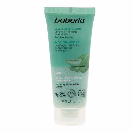 ژل لایه بردار صورت آلوورا باباریا babaria مدل GEL FACIAL EXFOLIANTE حجم 100 میل