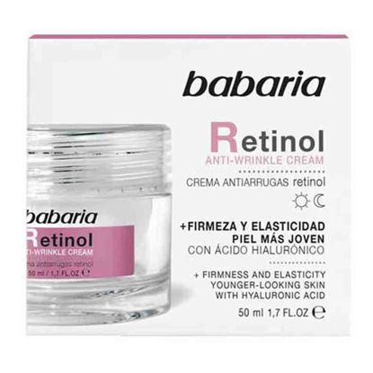 کرم ضد چروک صورت باباریا babaria حاوی رتینول Retinol حجم 50 میل 