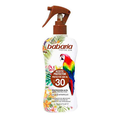 وغن برنز Spf 30 باباریا babaria مدل تروپیکال TROPICAL حجم 200 میل 