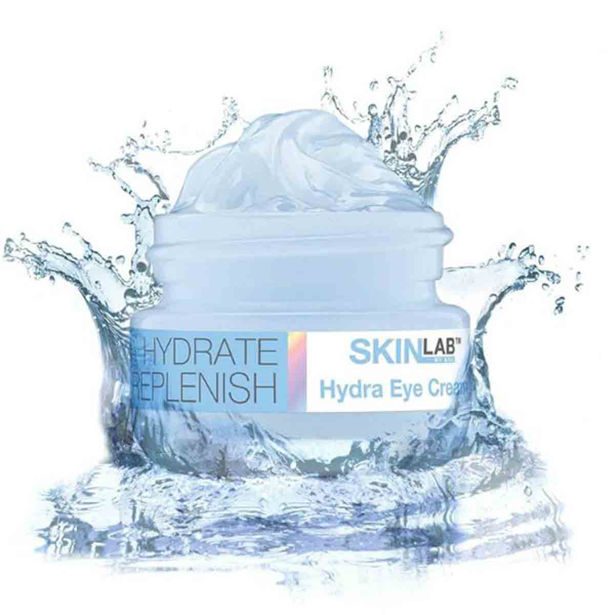 ژل دور چشم آبرسان و ضد چروک اسکين لب SKINLAB مدل Hydra Eye Gel وزن 15 گرم