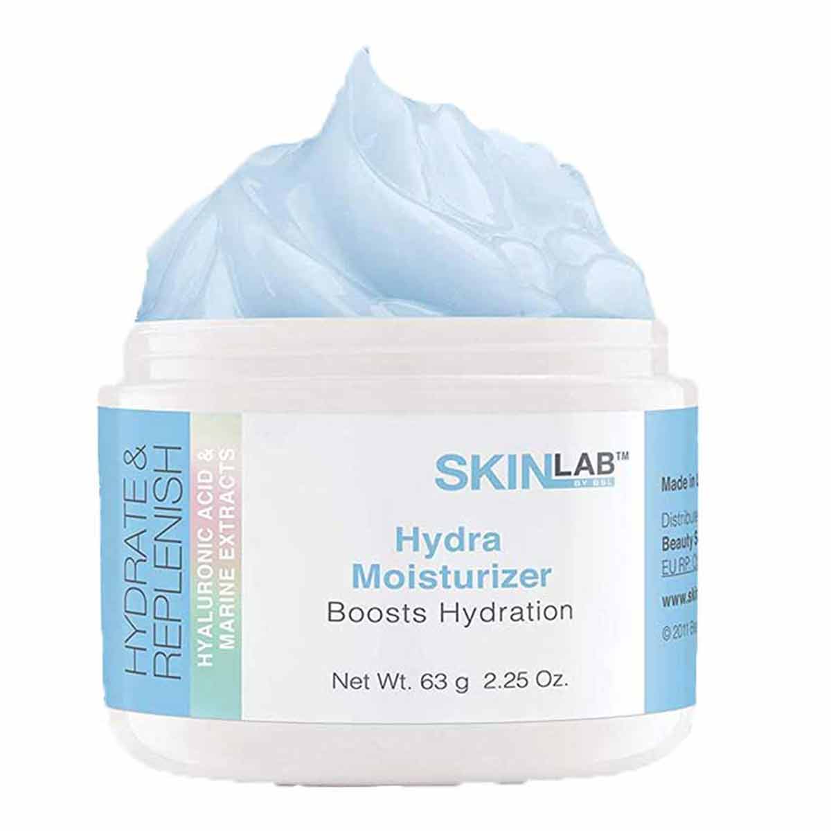  ژل کرم آبرسان و مرطوب کننده صورت اسکین لب SKINLAB مدل HYDRATE & REPLENISH حاوی هیالورونیک اسید حجم 63 میل