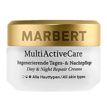 کرم ترمیم کننده و ضد چروک شب و روز ماربرت MARBERT مدل MultiActive Care مناسب انواع پوست حجم 50 میل