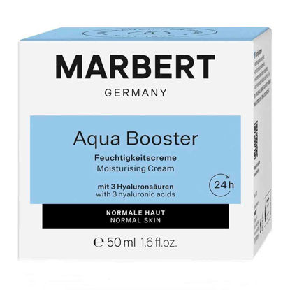 کرم مرطوب کننده ماربرت MARBERT مدل 24h Aqua Booster مناسب پوست نرمال حجم 50 میل
